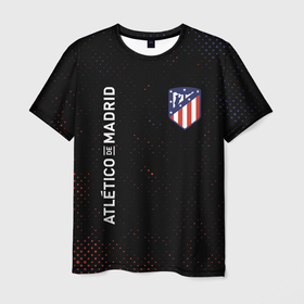 Мужская футболка 3D с принтом ATLETICO MADRID   Атлетико в Новосибирске, 100% полиэфир | прямой крой, круглый вырез горловины, длина до линии бедер | atletico | club | footbal | logo | madrid | атлетико | знак | клуб | логотип | логотипы | мадрид | символ | символы | форма | футбол | футбольная | футбольный
