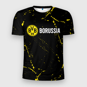 Мужская футболка 3D спортивная с принтом BORUSSIA / Боруссия , 100% полиэстер с улучшенными характеристиками | приталенный силуэт, круглая горловина, широкие плечи, сужается к линии бедра | borussia | club | dortmund | footbal | logo | боруссия | дортмунд | знак | клуб | логотип | логотипы | символ | символы | форма | футбол | футбольная | футбольный