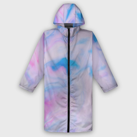 Дождевик унисекс 3D с принтом BluePink в городе Новоалтайск,  |  | gradient | swirl | swirly | абстракция | акварель | без дизайна | волны | голубая | градиент | графика | краски | на каждый день | облака | омбре | разноцветные разводы | рисунок | розовая | розовый | софтовая