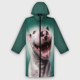 Дождевик унисекс 3D с принтом Bully в городе Новоалтайск,  |  | bull terrier | ears | eyes | fangs | jaw | muzzle | nose | smile | бультерьер | глаза | клыки | нос | пасть | улыбка | уши