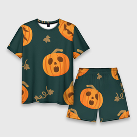 Мужской костюм с шортами 3D с принтом Happy Halloween ,  |  | horror | страшный | ужасы | хеллоуин