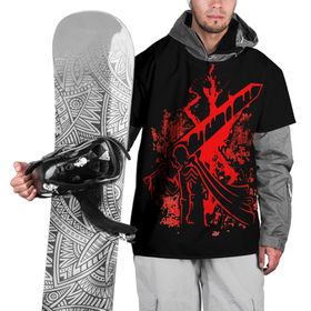Накидка на куртку 3D с принтом BERSERK в Курске, 100% полиэстер |  | Тематика изображения на принте: anime | berserk | blood | hero | manga | берсерк | бирсерк | герой | кровь | манга
