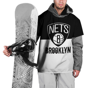 Накидка на куртку 3D с принтом Бруклирн в Тюмени, 100% полиэстер |  | Тематика изображения на принте: brooklyn | nba | америка | баскетбол | бруклирн | нба | нью йорк | спорт