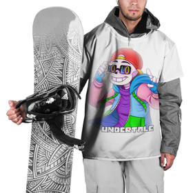 Накидка на куртку 3D с принтом UNDERTALE в Санкт-Петербурге, 100% полиэстер |  | sans | undertale | андертале | андертейл | игра | подземная история | подземная сказка | санс | ундертале
