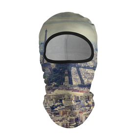 Балаклава 3D с принтом Париж в Тюмени, 100% полиэстер, ткань с особыми свойствами — Activecool | плотность 150–180 г/м2; хорошо тянется, но при этом сохраняет форму. Закрывает шею, вокруг отверстия для глаз кайма. Единый размер | город | париж | улицы города | франция | эйфелевая башня