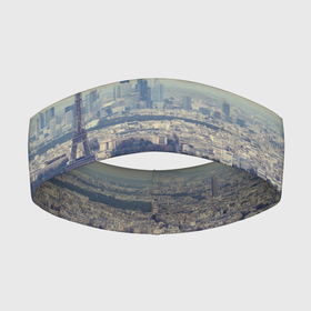 Повязка на голову 3D с принтом Париж в Екатеринбурге,  |  | город | париж | улицы города | франция | эйфелевая башня