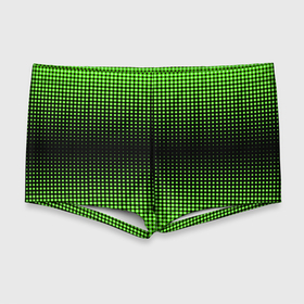 Мужские купальные плавки 3D с принтом Симметрия , Полиэстер 85%, Спандекс 15% |  | Тематика изображения на принте: зеленые круги | зеленый круг | паттерн точек | симметричность | симметрия | точки