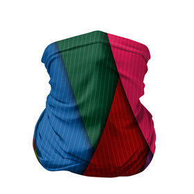 Бандана-труба 3D с принтом Разноцветный узор в Тюмени, 100% полиэстер, ткань с особыми свойствами — Activecool | плотность 150‒180 г/м2; хорошо тянется, но сохраняет форму | линии | полосы | разноцветные линии | разноцветный узор | узор | цвета