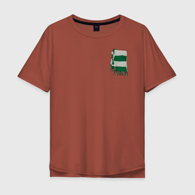 Мужская футболка хлопок Oversize с принтом Слизерин в Тюмени, 100% хлопок | свободный крой, круглый ворот, “спинка” длиннее передней части | harry potter | slytherin | vdzabma | гарри поттер | слизерин