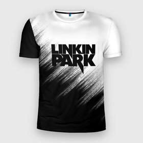 Мужская футболка 3D Slim с принтом Linkin Park в Екатеринбурге, 100% полиэстер с улучшенными характеристиками | приталенный силуэт, круглая горловина, широкие плечи, сужается к линии бедра | Тематика изображения на принте: linkin park | music | rok | брэд делсон | гитара | джо хан | кайл кристнер | линкин парк | майк шинода | марк уэйкфилд | музыка | роб бурдон | рок | феникс фаррелл | честер беннингтон