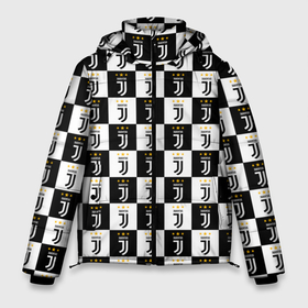 Мужская зимняя куртка 3D с принтом JUVENTUS в Тюмени, верх — 100% полиэстер; подкладка — 100% полиэстер; утеплитель — 100% полиэстер | длина ниже бедра, свободный силуэт Оверсайз. Есть воротник-стойка, отстегивающийся капюшон и ветрозащитная планка. 

Боковые карманы с листочкой на кнопках и внутренний карман на молнии. | Тематика изображения на принте: cristiano ronaldo | fc juventus | juventus | криштиану роналду. | фк ювентус | футбол | футбольный клуб | ювентус