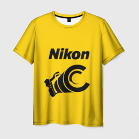 Мужская футболка 3D с принтом Никон , 100% полиэфир | прямой крой, круглый вырез горловины, длина до линии бедер | nikon | камера | никон | объектив | снимок | фото | фотоаппарат | фотограф | фотографер | фоточки