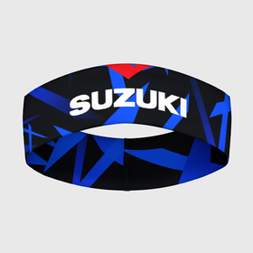 Повязка на голову 3D с принтом Suzuki в Курске,  |  | suzuki | авто | автомобиль | гонщик | дорога | машина | мото | мотоцикл | мотоциклист | потепрялся | руль | скорость | сузуки
