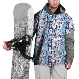 Накидка на куртку 3D с принтом МИЛЫЕ ПЕСИКИ в Тюмени, 100% полиэстер |  | Тематика изображения на принте: dog | husky | pattern | добрый | милый | паттерн | пес | песик | собака | собачка | хакси