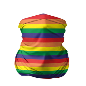 Бандана-труба 3D с принтом Радуга в Тюмени, 100% полиэстер, ткань с особыми свойствами — Activecool | плотность 150‒180 г/м2; хорошо тянется, но сохраняет форму | много цветов | радуга | радужная | разноцветная | разноцветный | цвета радуги | цветная | цветной