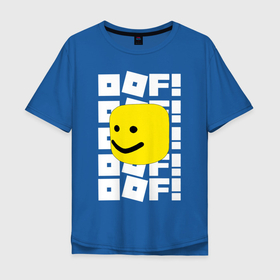 Мужская футболка хлопок Oversize с принтом ROBLOX в Екатеринбурге, 100% хлопок | свободный крой, круглый ворот, “спинка” длиннее передней части | piggy | roblox | roblox games | roblox piggy | игра роблокс | пигги. | роблокс | роблокс пигги | робукс
