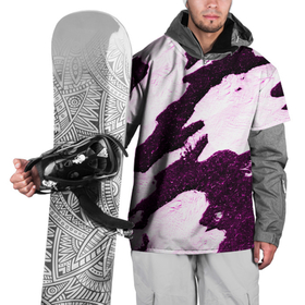 Накидка на куртку 3D с принтом Shine в Тюмени, 100% полиэстер |  | abstraction | bw | ice | pink | shine | snow | texture | top view | white | абстракция | белый | блеск | вид сверху | лед | розовый | снег | текстура | чб