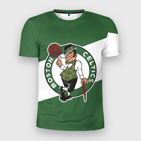Мужская футболка 3D спортивная с принтом Бостон Селтикс в Новосибирске, 100% полиэстер с улучшенными характеристиками | приталенный силуэт, круглая горловина, широкие плечи, сужается к линии бедра | boston | boston celtics | celtics | nba | баскетбол | бостон | бостон селтикс | нба | селтикс