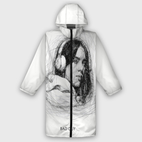 Дождевик унисекс 3D с принтом Billie Eilish (карандаш) в городе Новоалтайск,  |  | Тематика изображения на принте: bad guy | billie eilish | justin bieber | беляш | били айлишь | били эйлиш | билли | билли айлишь | билли эйлишь | билли элиш | билли элишь | бэд гай | элишь