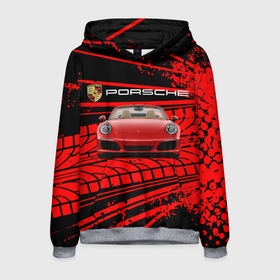 Мужская толстовка 3D с принтом PORSCHE в городе Новоалтайск, 100% полиэстер | двухслойный капюшон со шнурком для регулировки, мягкие манжеты на рукавах и по низу толстовки, спереди карман-кенгуру с мягким внутренним слоем. | abstract | auto | brand | car | geometry | porsche | sport | texture | абстракция | авто | автомобильные | бренд | геометрия | классика | машины | модные | порше | спорт | стиль | текстура