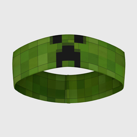 Повязка на голову 3D с принтом Minecraft в городе Новоалтайск,  |  | minecraft | блок | игра | майнкрафт | победитель | приключения