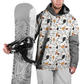 Накидка на куртку 3D с принтом КОТИКИ в Тюмени, 100% полиэстер |  | cat | pussy | детские | домашние | животные | кис кис | котики | коты | котэ | кошки | милашки | рисунки | текстуры
