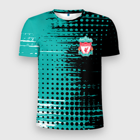 Мужская футболка 3D спортивная с принтом Liverpool \ Ливерпуль. , 100% полиэстер с улучшенными характеристиками | приталенный силуэт, круглая горловина, широкие плечи, сужается к линии бедра | lfc | liverpool | sport | ynwa | ливерпуль | лфк | спорт