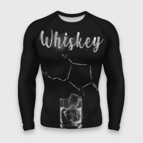 Мужской рашгард 3D с принтом Формула Виски ,  |  | 2020 | alcohol | whiskey | вискарь | виски | кола | лед | спирт | стакан | формула | химия