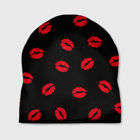 Шапка 3D с принтом Поцелуи в Новосибирске, 100% полиэстер | универсальный размер, печать по всей поверхности изделия | 8 марта | kis | kiss | love | горячий парень | губы | жаркие поцелуи | красные губы | любовь | мачо | подарок парню | помада | поцелуи | поцелуй