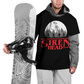 Накидка на куртку 3D с принтом Siren Head в Курске, 100% полиэстер |  | 6789 | foundation | head | scp | siren | sirenhead | stranger | things | голова | дела | объект | объекты | очень | сирена | сиреноголовый | странные | фонд