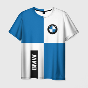 Мужская футболка 3D с принтом BMW в Курске, 100% полиэфир | прямой крой, круглый вырез горловины, длина до линии бедер | bmw | i8 | m5 | motorsport | x7 | бмв | бмв м5 | бумер | бэха | кар | машина | спорткар | супер | тачка