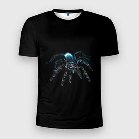 Мужская футболка 3D спортивная с принтом Паук , 100% полиэстер с улучшенными характеристиками | приталенный силуэт, круглая горловина, широкие плечи, сужается к линии бедра | насекомые | паук | паук птицеед | пауки | тарантул