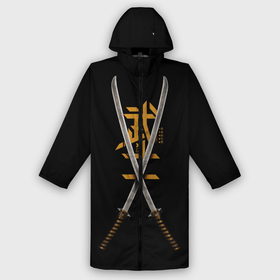 Дождевик унисекс 3D с принтом 2 Katanas в Ухте,  |  | Тематика изображения на принте: art | chinese character | katanas | swords | арт | катаны | китайский иероглиф | мечи