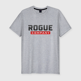 Мужская футболка хлопок Slim с принтом Rogue Company в Новосибирске, 92% хлопок, 8% лайкра | приталенный силуэт, круглый вырез ворота, длина до линии бедра, короткий рукав | 