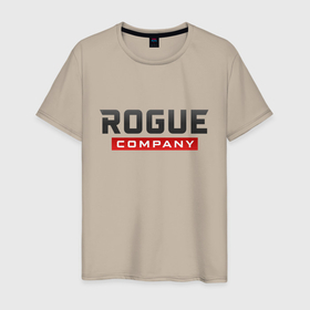 Мужская футболка хлопок с принтом Rogue Company в Белгороде, 100% хлопок | прямой крой, круглый вырез горловины, длина до линии бедер, слегка спущенное плечо. | 