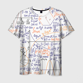 Мужская футболка 3D с принтом мама, я физик в Кировске, 100% полиэфир | прямой крой, круглый вырез горловины, длина до линии бедер | прикольный | принт | учитель | физика | формулы