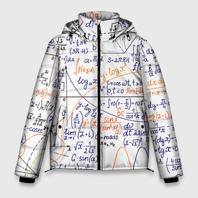 Мужская зимняя куртка 3D с принтом мама, я физик в Санкт-Петербурге, верх — 100% полиэстер; подкладка — 100% полиэстер; утеплитель — 100% полиэстер | длина ниже бедра, свободный силуэт Оверсайз. Есть воротник-стойка, отстегивающийся капюшон и ветрозащитная планка. 

Боковые карманы с листочкой на кнопках и внутренний карман на молнии. | прикольный | принт | учитель | физика | формулы