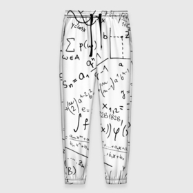 Мужские брюки 3D с принтом мама,я математик , 100% полиэстер | манжеты по низу, эластичный пояс регулируется шнурком, по бокам два кармана без застежек, внутренняя часть кармана из мелкой сетки | математика | надписи | прикол | принт | формулы