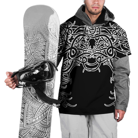 Накидка на куртку 3D с принтом Фэнтези мотылёк в Тюмени, 100% полиэстер |  | Тематика изображения на принте: бабочка | игры | мотылек | орнамент | плетение | растительность | рок | татуировка | узор | фэнтези | черное | этническое