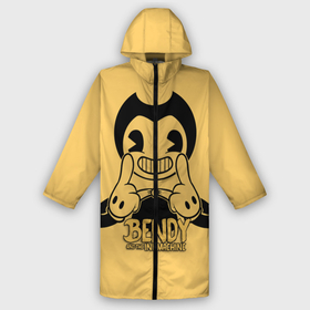 Дождевик унисекс 3D с принтом Bendy And The Ink Machine в Смоленске,  |  | bendy | bendy and the ink machine | бенди | бени | бенни | бэнди | детская | детям | игра | капли | компьютерная игра | краска | машина | подтеки | ужастик | чернила | чернильная