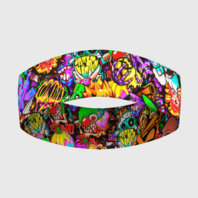 Повязка на голову 3D с принтом STANDOFF 2 STICKERS ,  |  | skins | standoff | standoff 2 | standoff кейсы | ножи. | скины | стандофф 2 | стенд 2