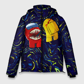 Мужская зимняя куртка 3D с принтом Among Us Van Gogh Style в Тюмени, верх — 100% полиэстер; подкладка — 100% полиэстер; утеплитель — 100% полиэстер | длина ниже бедра, свободный силуэт Оверсайз. Есть воротник-стойка, отстегивающийся капюшон и ветрозащитная планка. 

Боковые карманы с листочкой на кнопках и внутренний карман на молнии. | among us | amongus | buster | crewmate | evelone | game | impostor | mrlololoshka | stream | амонг ас | амонг ус | бустер | игра | предатель | стрим | человечки в космосе | эвелон