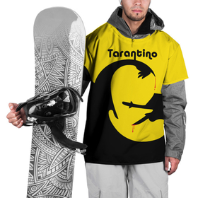 Накидка на куртку 3D с принтом Тарантино в Тюмени, 100% полиэстер |  | head | tarantino | голова | капля | меч | нож | рука | тарантино