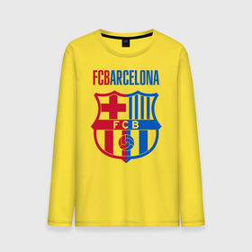 Мужской лонгслив хлопок с принтом Barcelona FC , 100% хлопок |  | Тематика изображения на принте: barca | barcelona | club | fc | leo messi | soccer | spanish | барса | барселона | испанский | клуб | лео месси | фк | футбол | футбольный