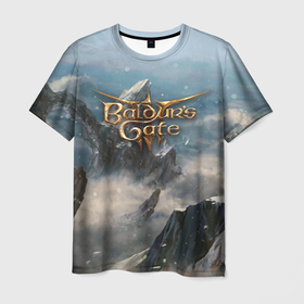 Мужская футболка 3D с принтом Baldurs Gate , 100% полиэфир | прямой крой, круглый вырез горловины, длина до линии бедер | baldurs gate | dungeons and dragons | game | games | role play | rpg | игра | игры | подземелья и драконы | ролевые игры | рпг