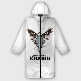 Дождевик унисекс 3D с принтом Орел в городе Новоалтайск,  |  | khabib | the eagle | боец | бои | борец | борьба | дагестан | мма | нурмагомедов | орел | птица | хабиб | чемпион