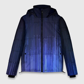 Мужская зимняя куртка 3D с принтом Эквалайзер настроения (Z) в Екатеринбурге, верх — 100% полиэстер; подкладка — 100% полиэстер; утеплитель — 100% полиэстер | длина ниже бедра, свободный силуэт Оверсайз. Есть воротник-стойка, отстегивающийся капюшон и ветрозащитная планка. 

Боковые карманы с листочкой на кнопках и внутренний карман на молнии. | dj | equalizer | texture | диджей | мода | модная | музыкальна | полоски | прикольная | текстура | темброблок | эквалайзер | экволайзер