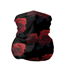 Бандана-труба 3D с принтом Роза в Петрозаводске, 100% полиэстер, ткань с особыми свойствами — Activecool | плотность 150‒180 г/м2; хорошо тянется, но сохраняет форму | красная роза | красные розы | растение | роза | розы | флора | цветок | цветы