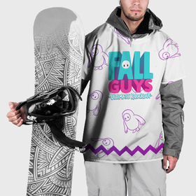 Накидка на куртку 3D с принтом Fall Guys узор в Курске, 100% полиэстер |  | Тематика изображения на принте: 