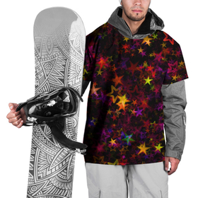 Накидка на куртку 3D с принтом Stars в Тюмени, 100% полиэстер |  | Тематика изображения на принте: abstract | art | colorful | shapes | stars | texture | абстрактный | арт | звезды | разноцветный | текстура | формы